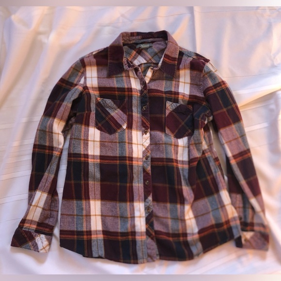 Natural Reflections Plaid Button Down - Picture 3 of 10